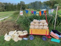 Kartoffelfeuer zum Start des Projekts  „Gemeinschaftsacker“